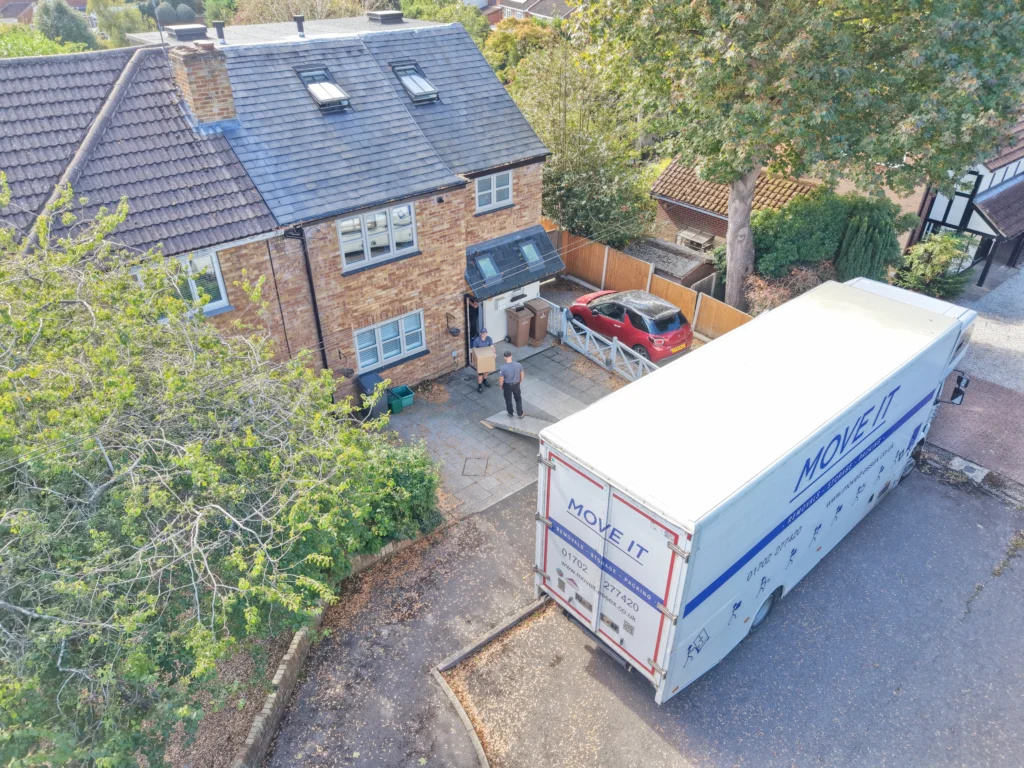 Move It Removals company photograph showing a removal vehicle