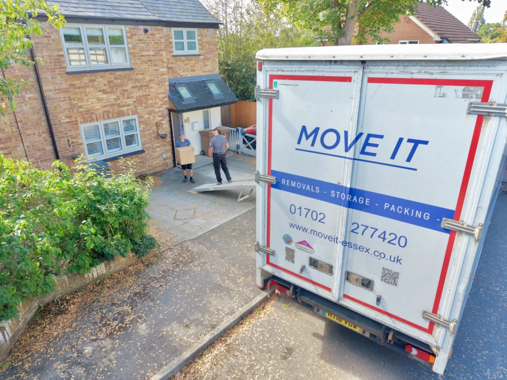 Move It Removals lorry crossing the Channel for a move to France
